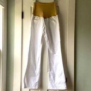 Maternity Gap White Flare Jeans